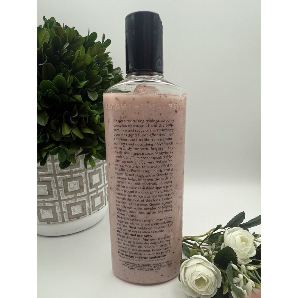 Peter Thomas Roth Strawberry Scrub Fruit Enzyme 8.5 oz – Exfoliating SEALED - Picture 2 of 5